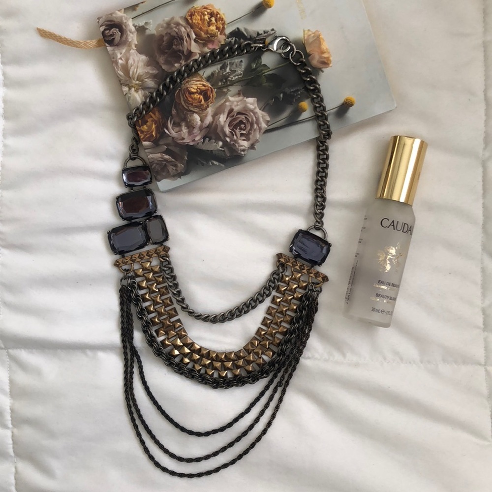 Statement Necklace : studs & chains🔗
